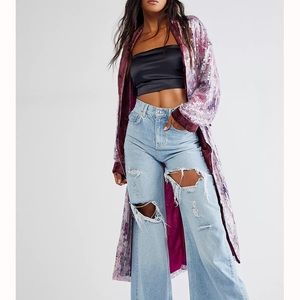 Free people Kealey Kimono new with tags oversized fit size X small